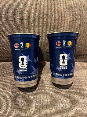 FIFA Norway v Senegal (new) set of 2 World Cup 2026 Commemorative Stadium Cup